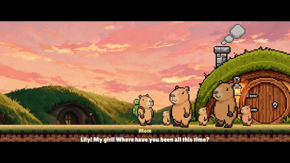 Lily the Capybara: Lily arrives home